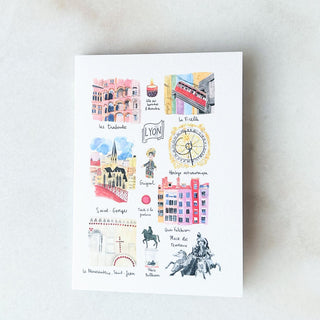 Carte - Souvenirs de Lyon