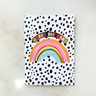 Carte Birthday Rainbow