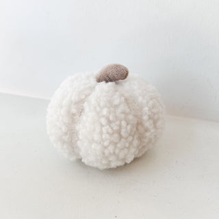 Citrouille fluffy blanc