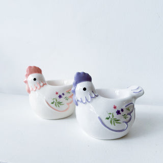 Duo de coquetiers Poule