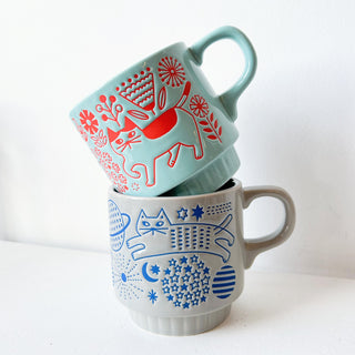 Mug Chat jardinier