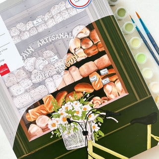Peinture numérotée - Boulangeries