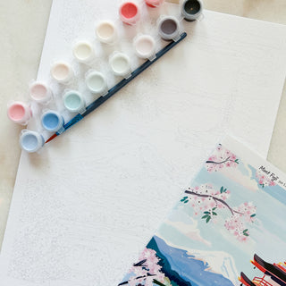 Peinture numérotée - Mont Fuji