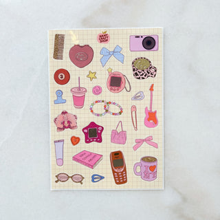 Planche de stickers Millenial Nany Craft