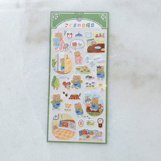 Planche de stickers Ourson Mind Wave